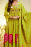Limegreen — Georgette Anarkali Suit