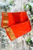 Timeless Kanchipuram Silk Saree with 2G Gold Zari & Traditional Motifs
