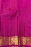 Pink-Orange Vaira Oosi Silk Saree with Korvai Border & 2G Zari
