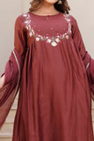 Anarkali Suit — Mul Chanderi Set